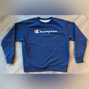 Champion Navy Blue Crewneck, Men’s Large